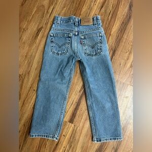 Vintage Levi’s 550 Red Tab Relaxed Fit 2002 Denim Jeans Kids Size 6
